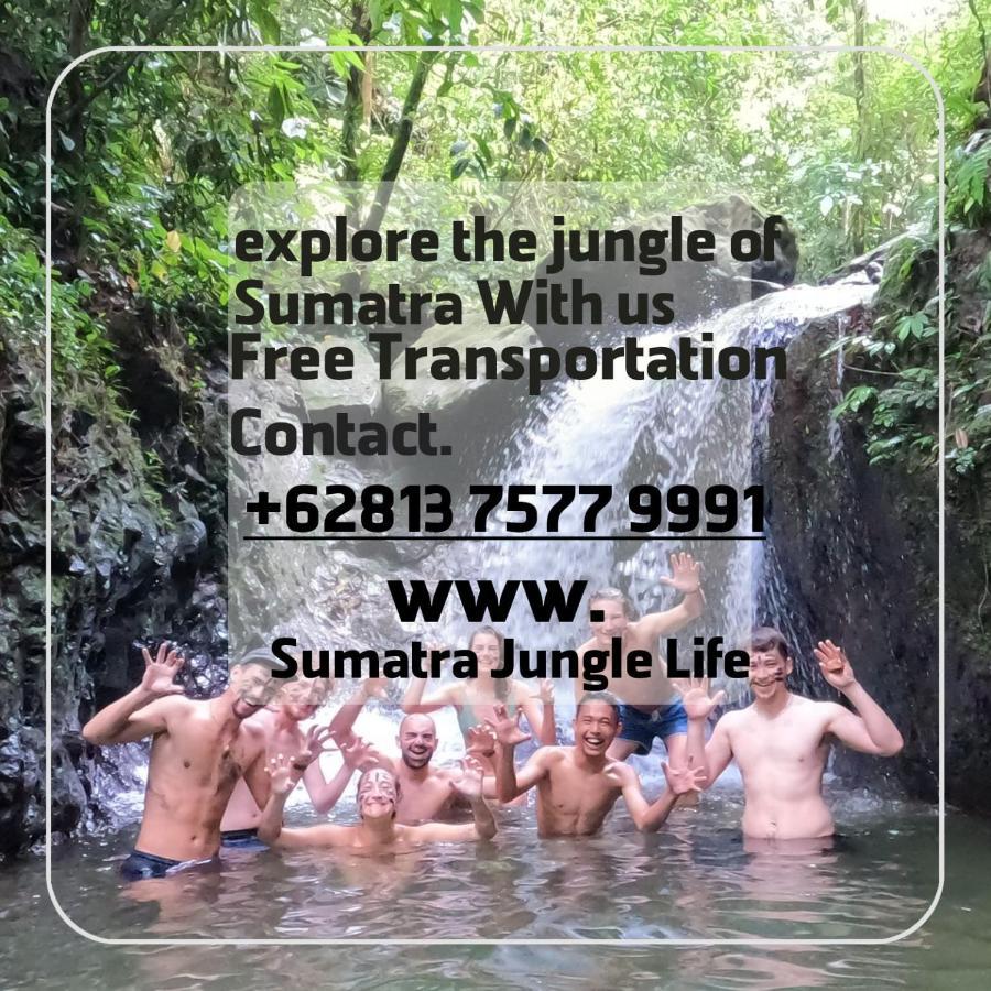 Jungle Life Guest House - Trekking & Transport Only Book With Us Bukit Lawang Buitenkant foto