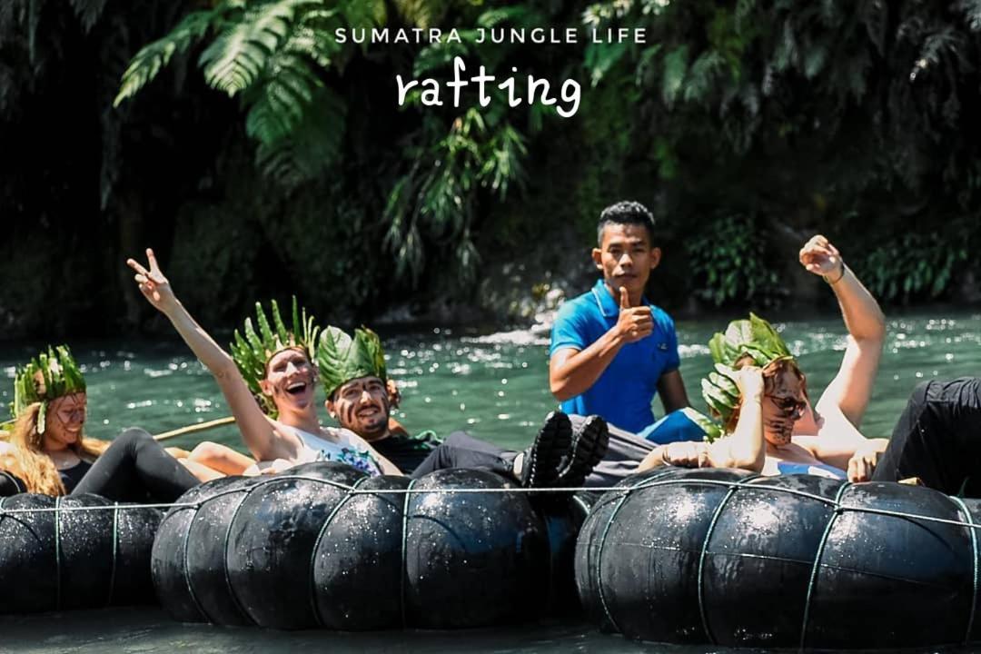 Jungle Life Guest House - Trekking & Transport Only Book With Us Bukit Lawang Buitenkant foto